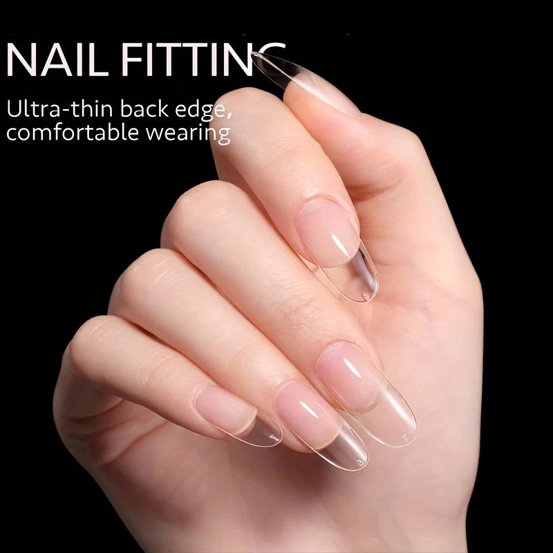 120Pcs Full Cover Press On Nail Tips أظافر لاصقة كاملة بتصاميم متنوعة – 120 قطعة