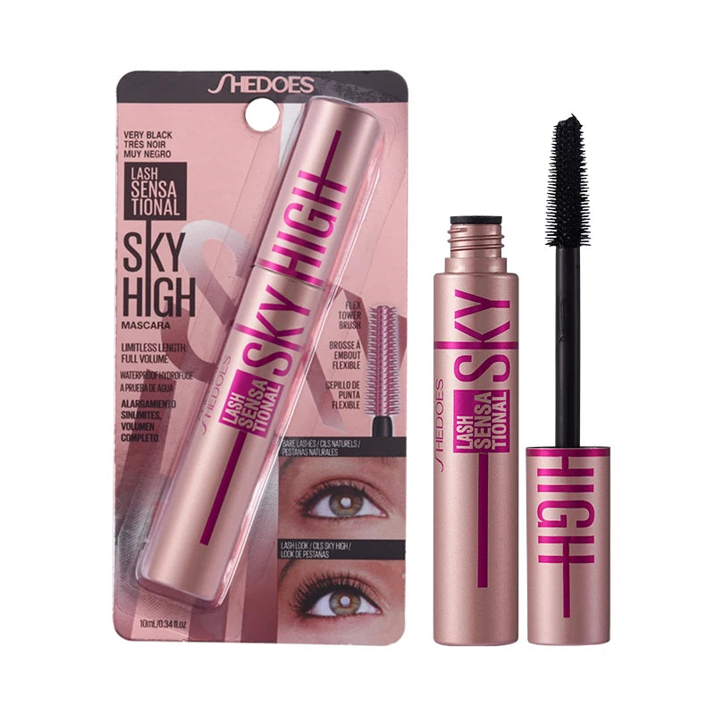 4D Mascara Lengthening Waterproof Thick Curling Lasting Eyelash Extension Black Mascara Natural Eyelash Enhance Cosmetics Makeup