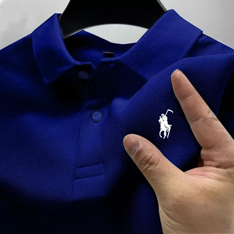 2026 Men’s Luxury Summer Polo T-Shirt – Casual Business Style