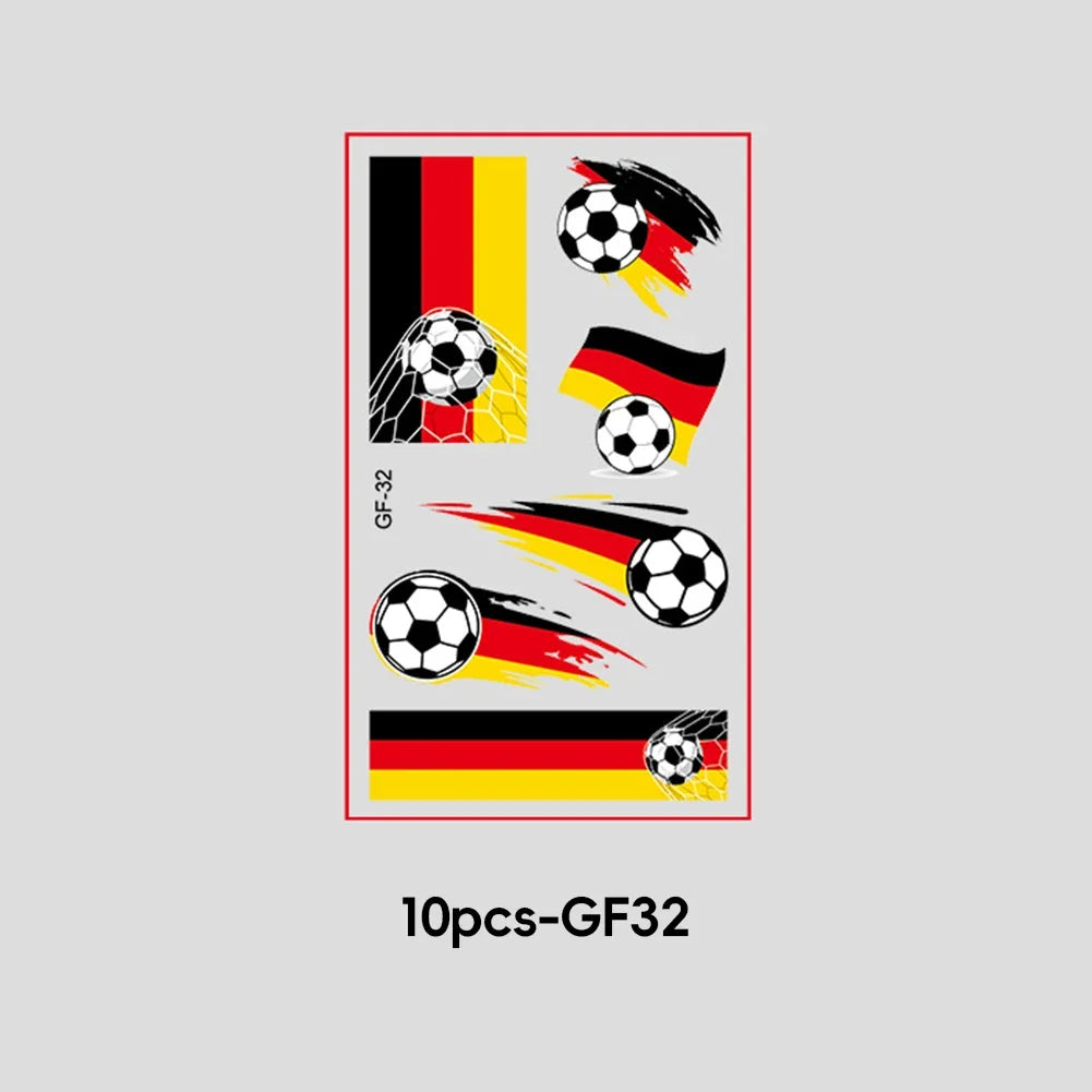 2026 Football Fan National Flag Face Stickers - ملصقات وجه بأعلام الدول لمشجعي كرة القدم 2026