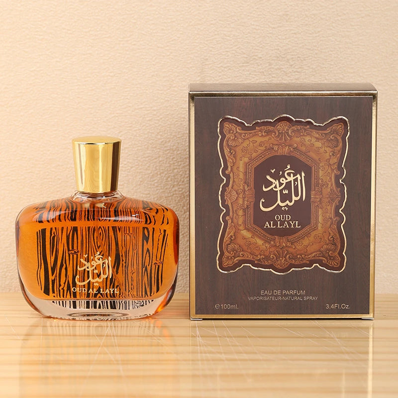Fresh Scents With Oud Wood Men Sandalwood Perfume Lasting Oriental Perfume Warm Spicy Woody Luxury Brand Arabe Perfume