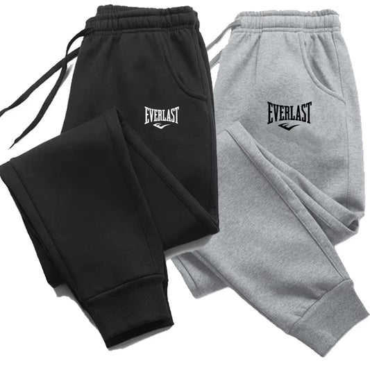 New Printed Pants EVERLAST Men Women Running Pants Joggers Sweatpant Sport Casual Trousers Fitness Gym Breathable Pants WK0043