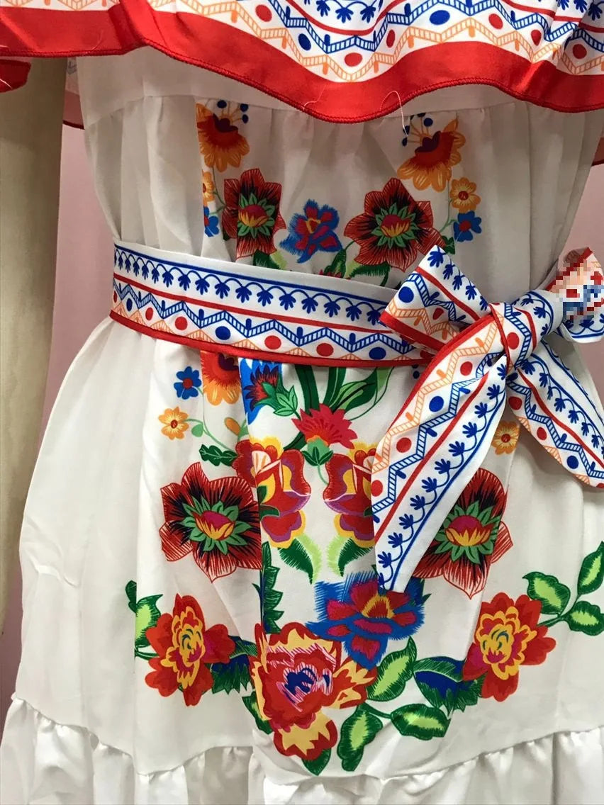 BKLD Elegant Printed Maxi Dress Sexy Off The Shoulder Tie Waist Slim Fit Dress Women Summer Party Vacation Outfits 2026 New