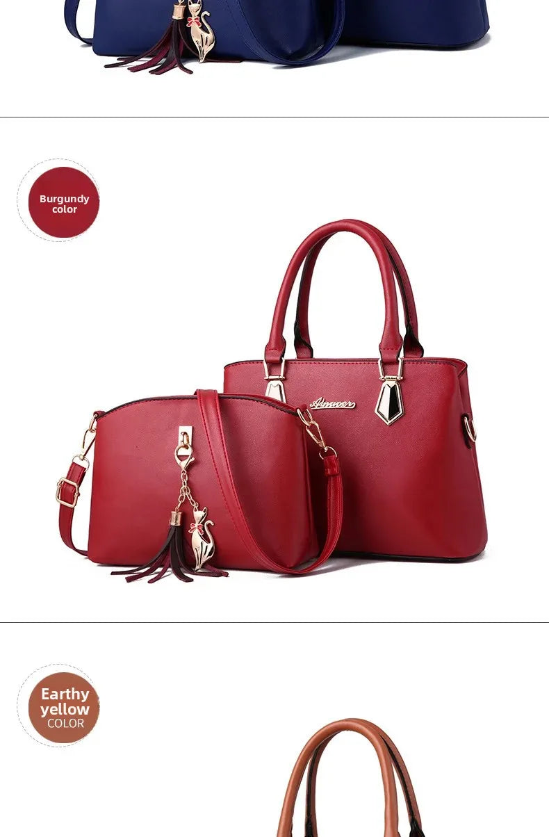 New Fashionable Mother-Daughter Large Capacity Handheld Shoulder Bag
