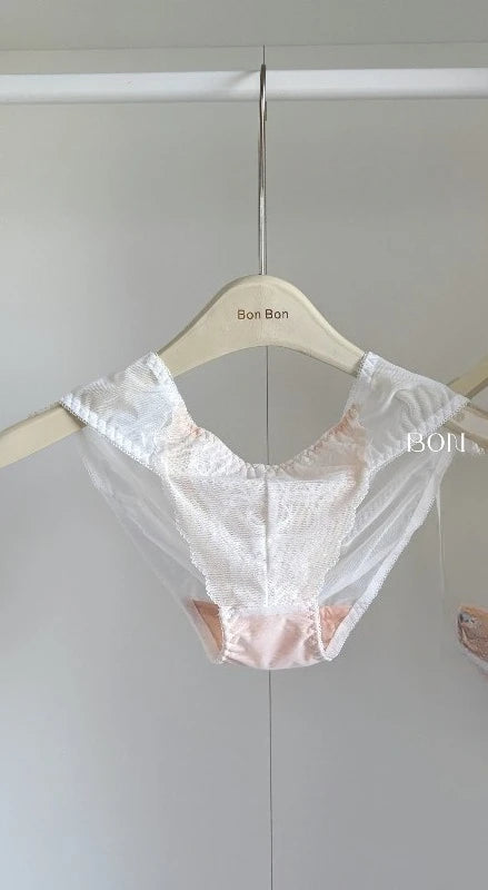 Women's French Lace Bra & Briefs Set Sexy Semi Cup Push Up Small Bust Support Enhance Comfort Lightweight Bralette Free Shipping