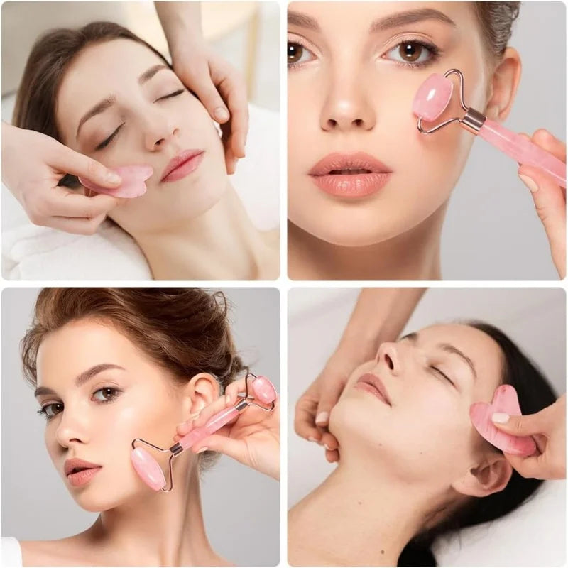 Facial Roller & Gua Sha Set