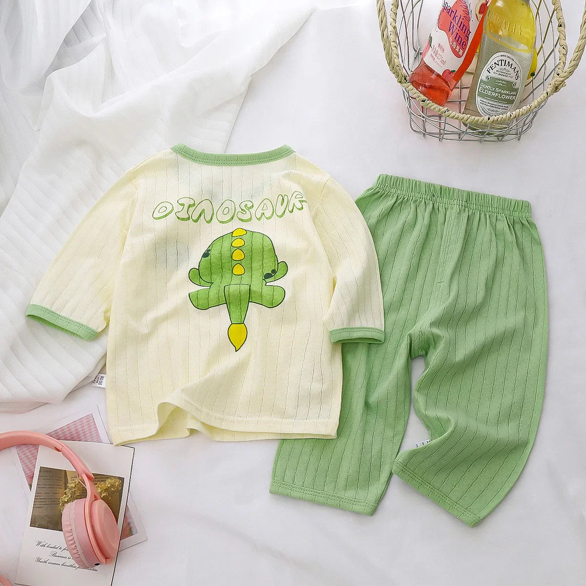 Kids Clothes Children's Set 100 Cotton Summer Pajamas Boys Girls