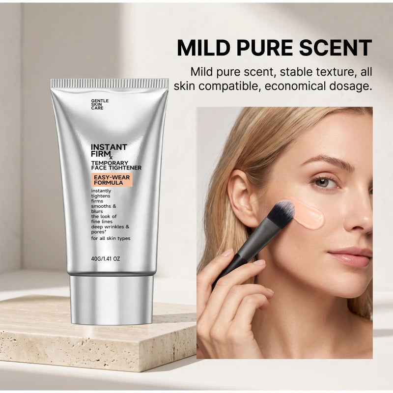 Instant Firm Facial Cream 40g Centella Asiatica Moisturizing Mild Calming Repair Cream Moisturize Hydrate Skincare With Brush
