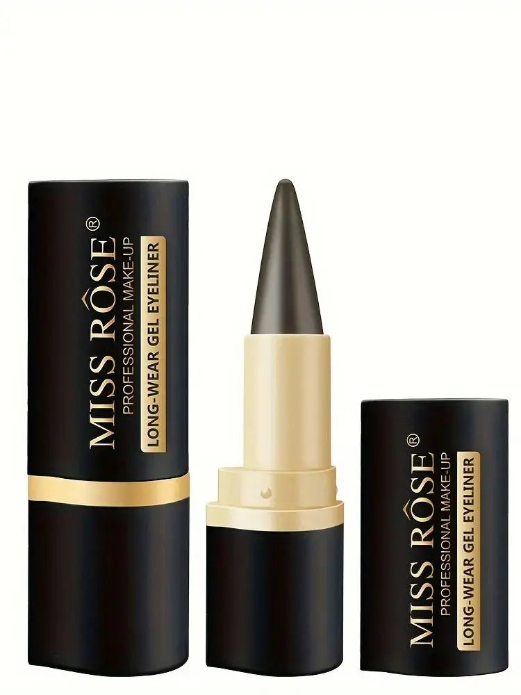 Gel Eyeliner, Quick-Dry Matte Smudge Proof Waterproof Eye-liner Pencil For Women Girls Daily Party Stage Makeup