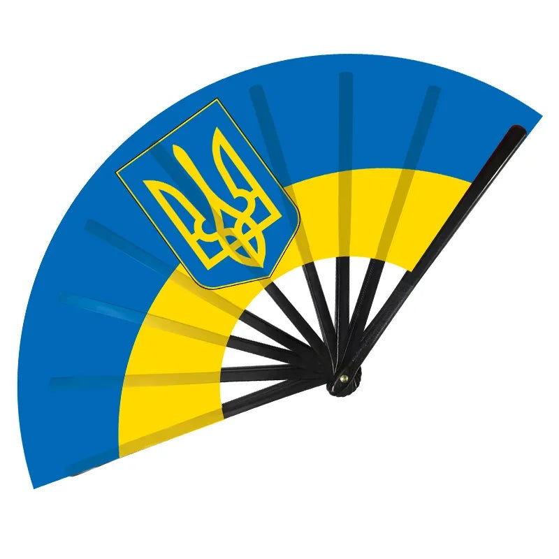 32 Country Flag Folding Hand Fan - مروحة يدوية قابلة للطي بأعلام 32 دولة