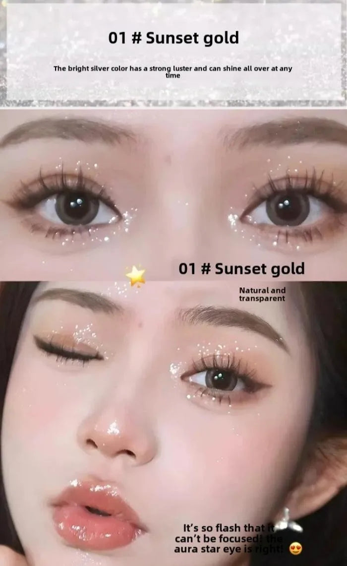 Natural Gloss Pearlescent Matte Diamond Eyeshadow Eye Makeup High-End Atmosphere
