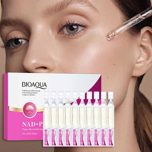 NAD+ PDRN Ampoule Essence Set Moisturizing Nourishing Repair smoothing Glow Boost Facial Serum Daily Korean Skin Care
