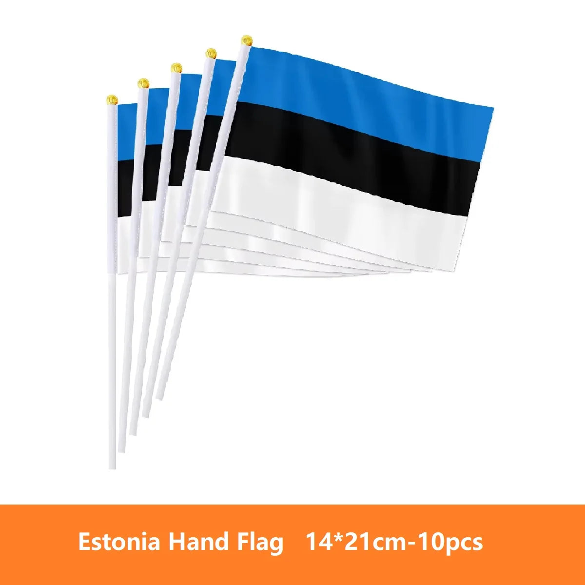 European Country Hand Waving Flags - أعلام أوروبية يدوية للتشجيع والاحتفالات