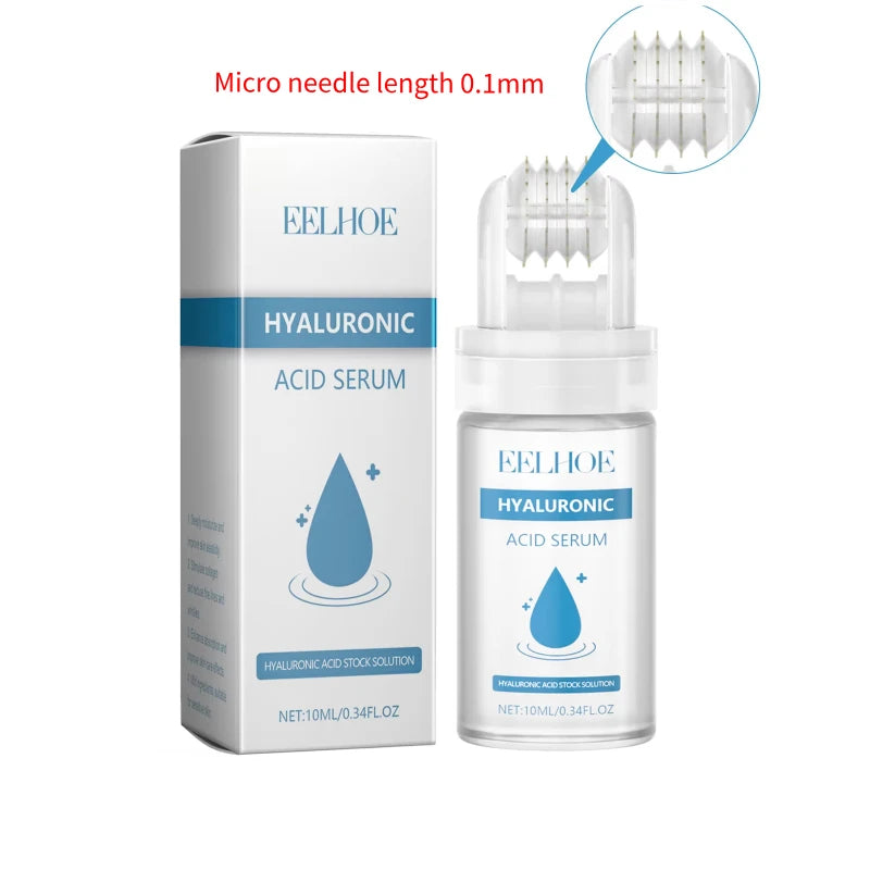 Deeply Hydrating Korean Facial Essence Set Hyaluronic Acid Microneedle Roller Skin Care Easily Absorbed Moisturizing Essence