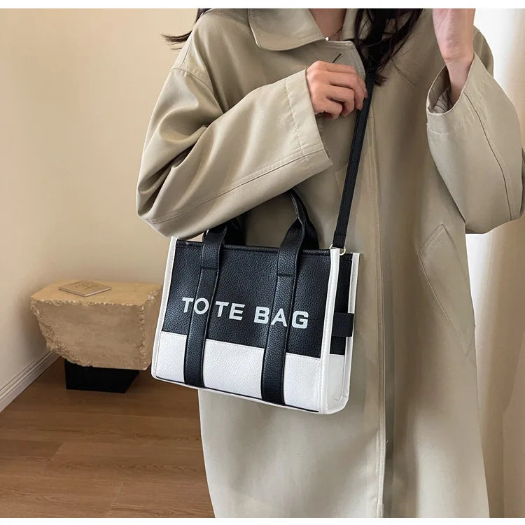 New 2025 women's tote bag, versatile single-shoulder bag, high-end crossbody bag, large capacity