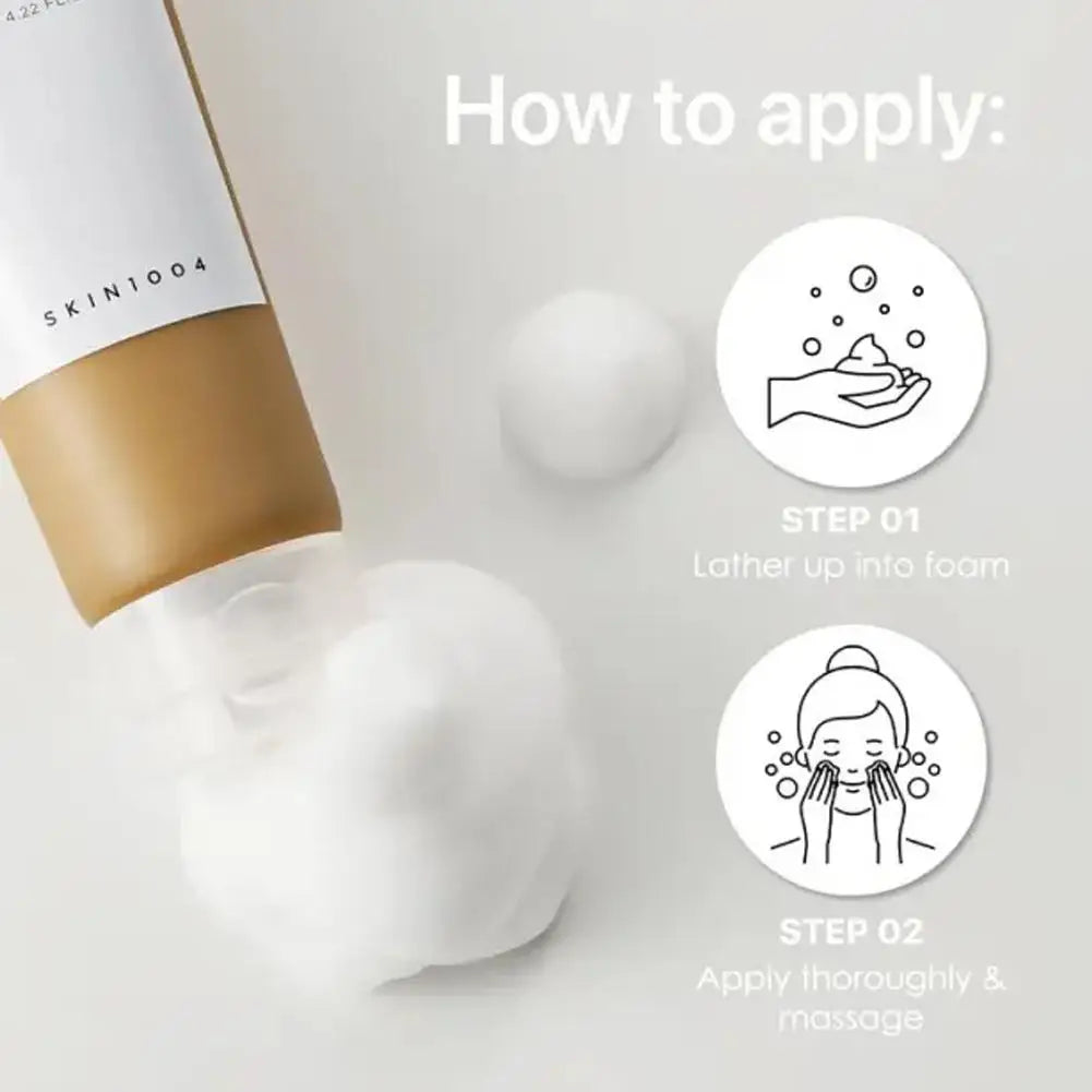 Skin1004 Himalayan Salt Centella Asiatica Cleanser Deep Cleansing Foam Removes Impurities Gentle Refreshing Facial Cleanser
