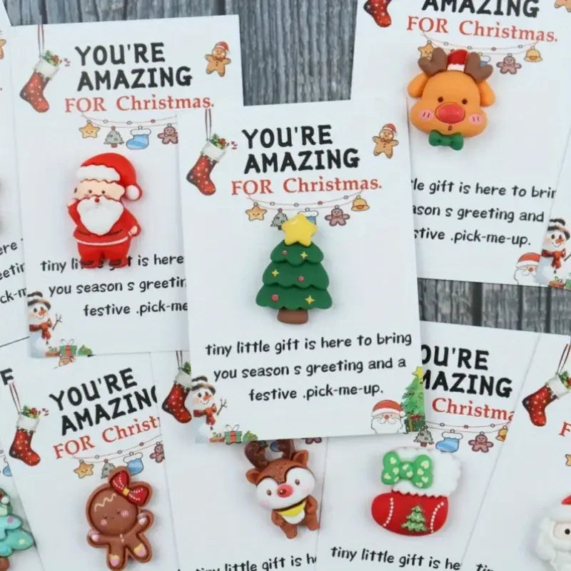 10pcs Christmas Pockets Hug Gifts With Cards, Perfect For Christmas Gifts, Gifts For Colleagues, Relatives, And Other Gatherings