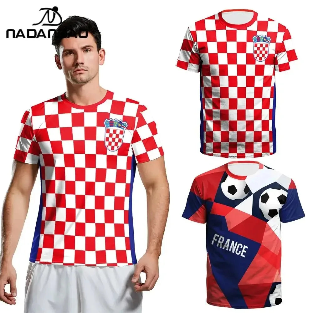 Croatia 2026 New Men s T Shirt Hr Flag Tee Family Style Adults Kids Fashion Soccer Jersey Unisex for Fitness Running Sports