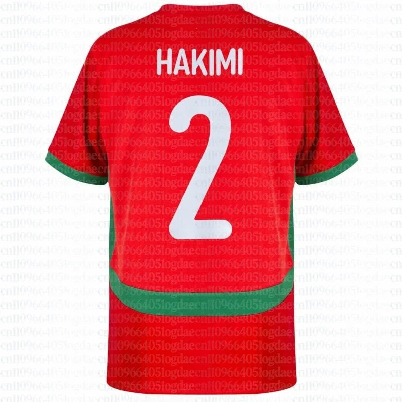 2026 Morocco Hakimi No.2 Home Football Jersey