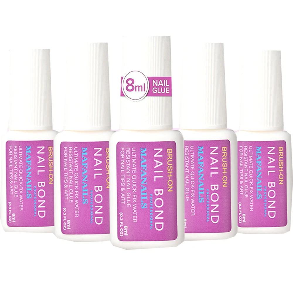 8ml Fast Dry Nail Glue with Brush غراء أظافر سريع الجفاف مع فرشاة – 8 مل