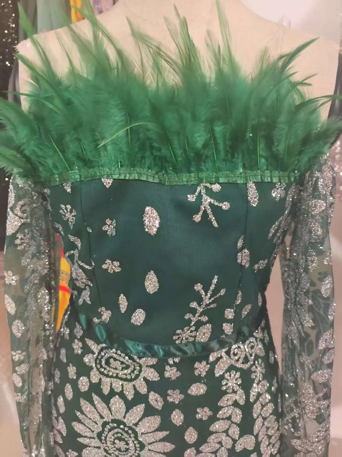 BKLD Woman Clothing Off The Shoulder Feather Mermaid Dress Sexy 2026 Solid Color Elegantes  Long Sleeve Party Dress Vestidos