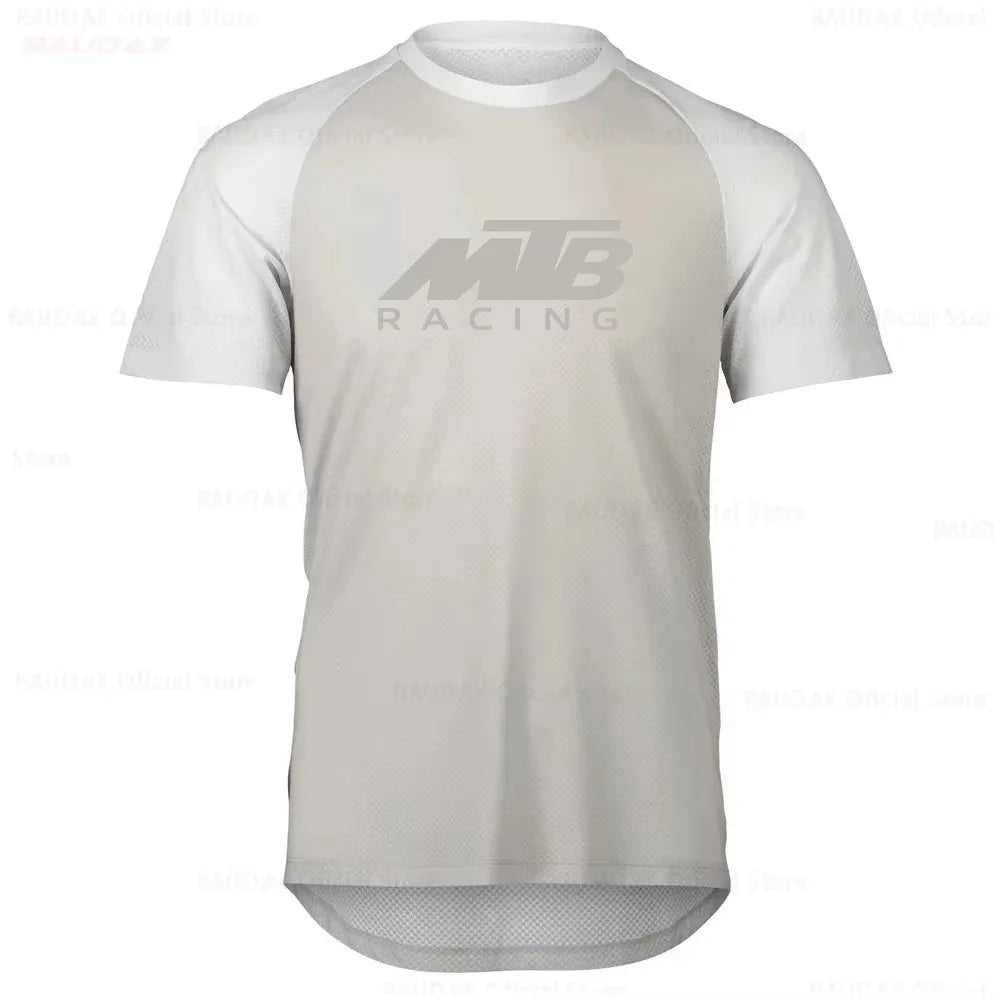 New Motocross Enduro Mountain Bike Riding T Shirt Quick Dry Cycling Jersey Suitable for Family Kids Adults Outdoor Sports