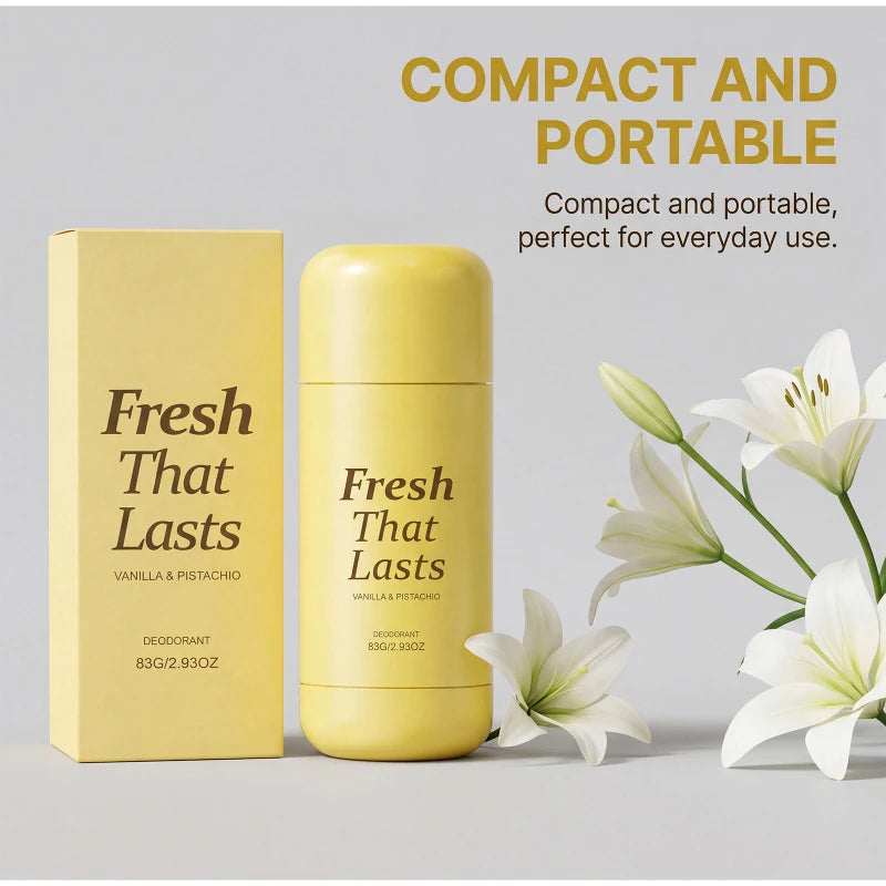 Vanilla Body Fragrance Balm 83g, Kojic Acid Niacinamide Body Moisturizing Refresh Long-lasting Portable Body Solid Fragrance