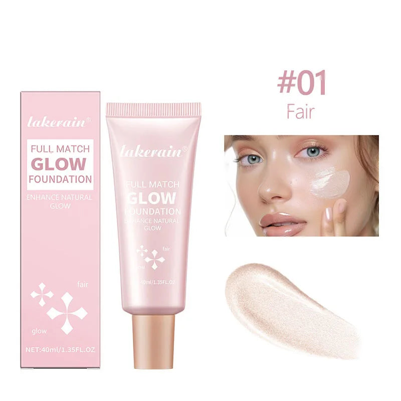 Gloss Liquid Foundation Lasting Concealer Full Coverage BB Cream Face Highlighter Corrector High Coverage Base Makeup Cosmetics