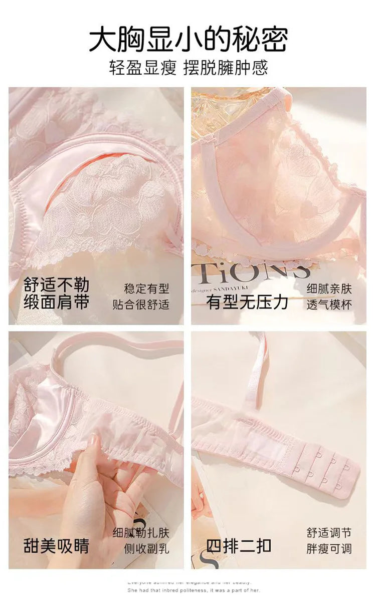 Sensual Lingerie & Panty Set Sheer Floral Lace Teddy Ultra Thin Soft Comfortable Women Nightwear S-3XL Christmas Gift MOYISU