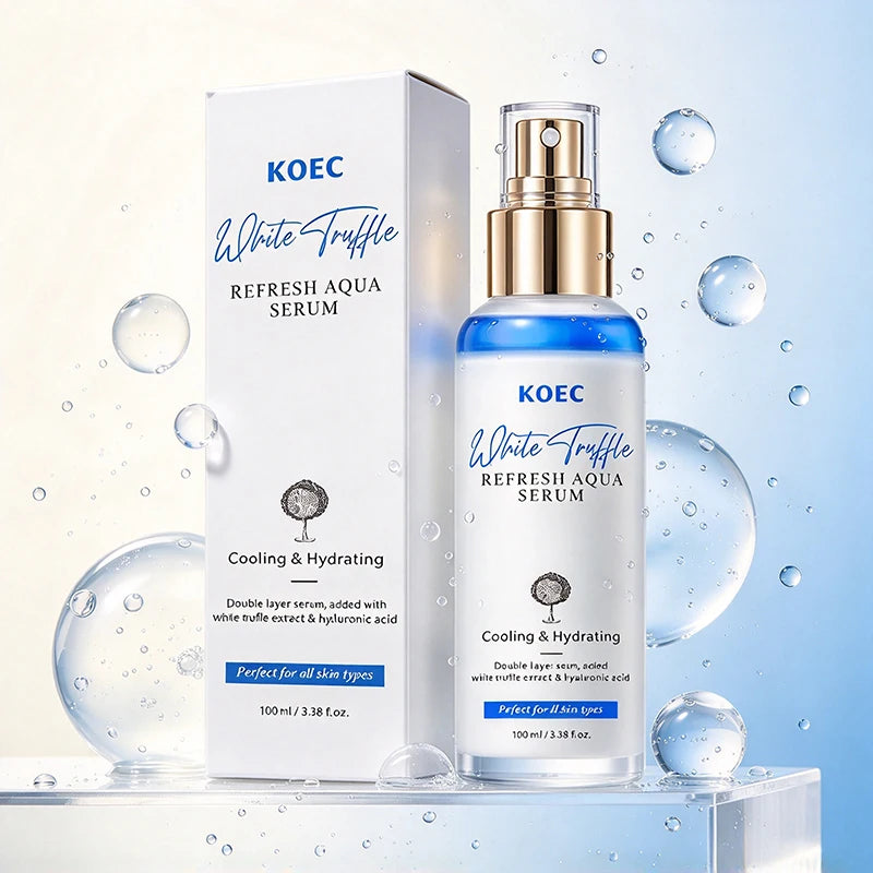 Natural White Truffle Extract Serum Spray 100ml Refreshing Niacinamide Panthenol Hydrating Moisturizing Pre Makeup Essence Mist
