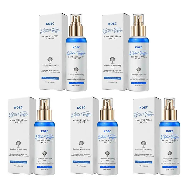 Natural White Truffle Extract Serum Spray 100ml Refreshing Niacinamide Panthenol Hydrating Moisturizing Pre Makeup Essence Mist