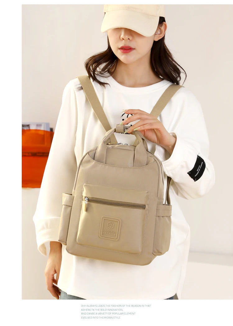 New Women's Fashion Backpack High Quality Large Capacity Women's Shoulder Bag Waterproof Multi Functional Handbag For Women