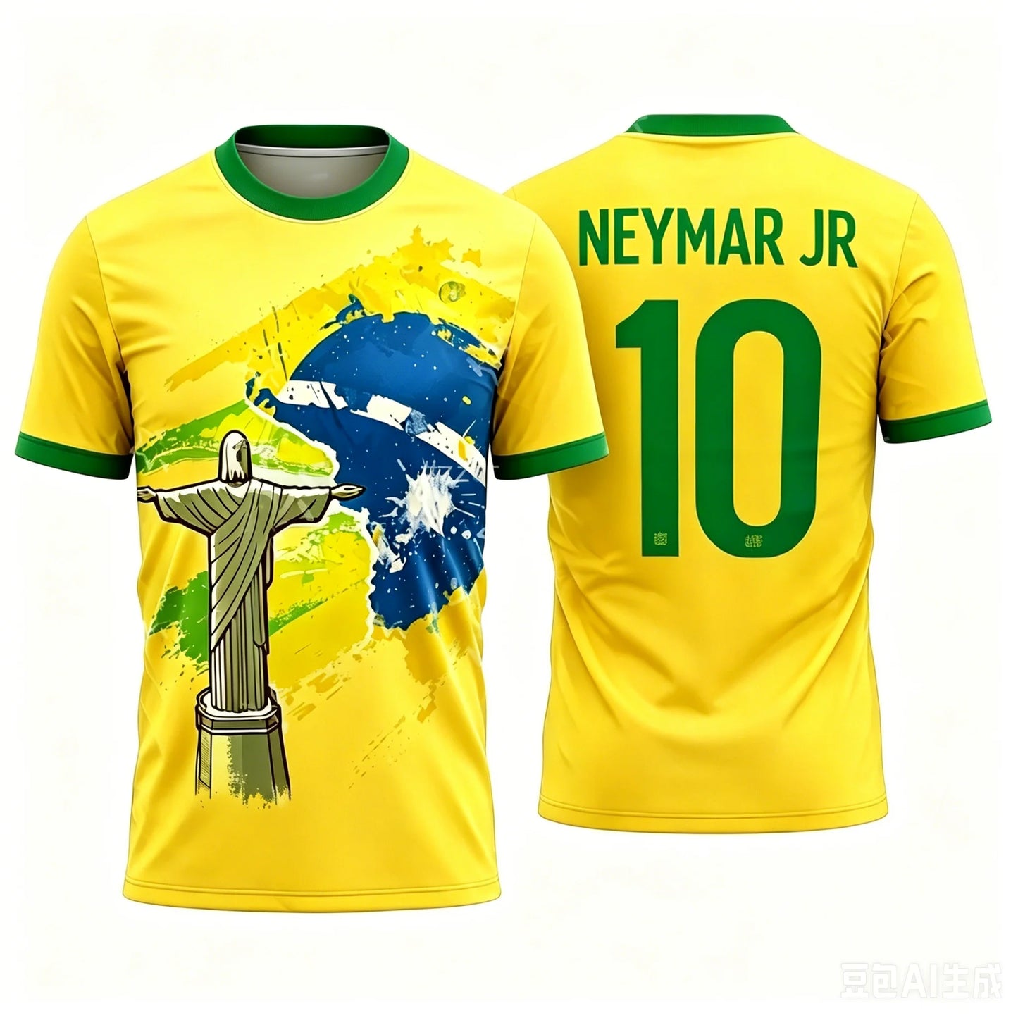 Neymar 2026 Brazil Soccer Team Training Top Mens Summer Sportswear Kids Apparel Family Style for Training Fitness Running Sports