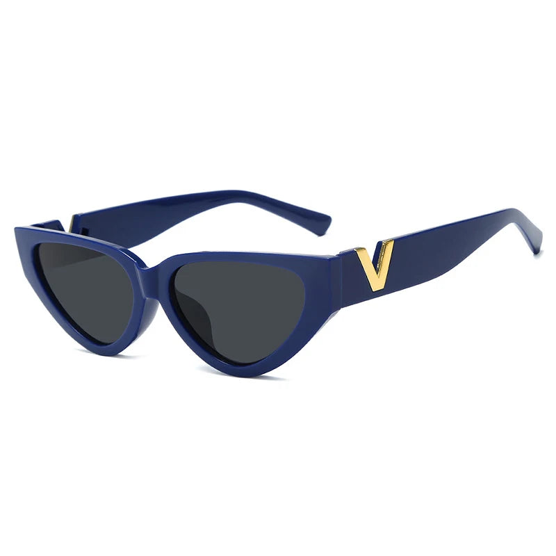Vintage Small Cat Eye Sunglasses – Unisex Retro UV400 Shades