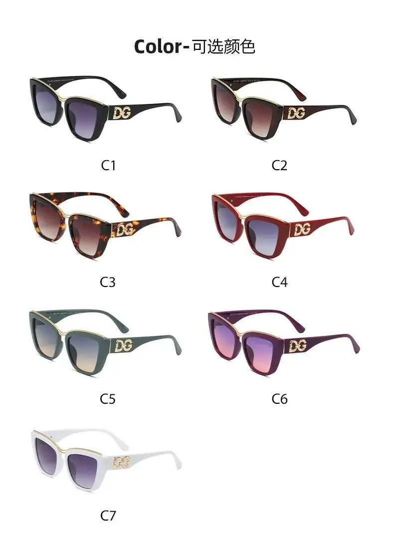Large Frame Retro Women’s Sunglasses – European & American Style