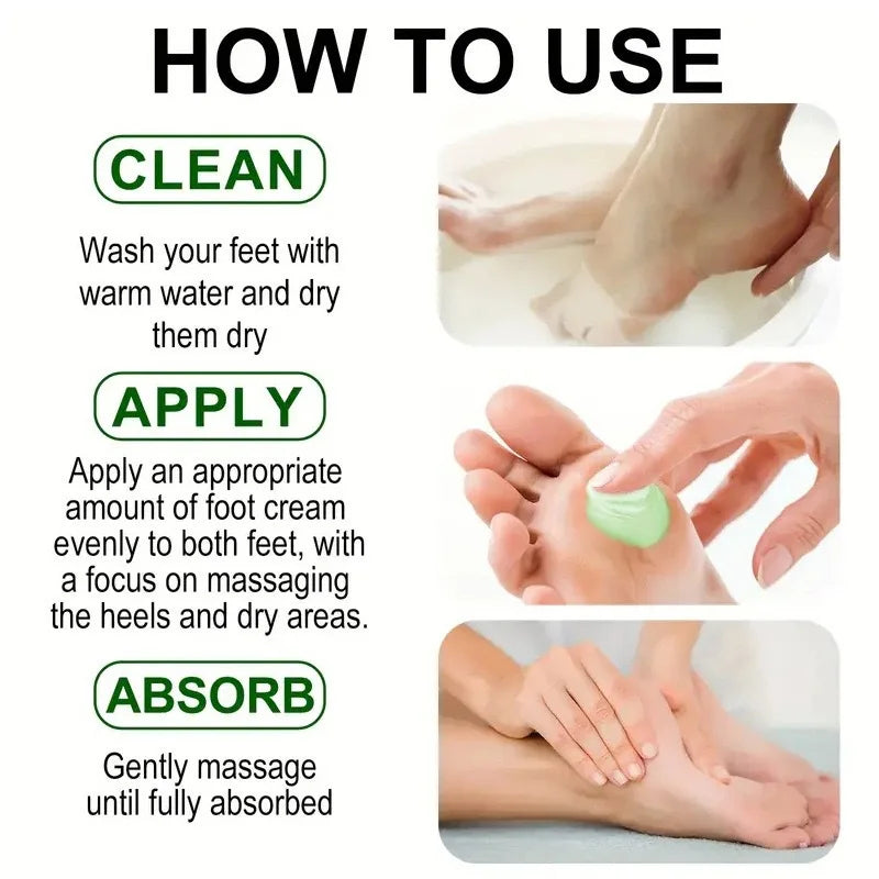 Moisturizing Tea Tree Oil Foot Cream 50g For Dry Heels Elbow And Hands Aloe Vera Vitamin E Gentle Soothing Nourishing Skin