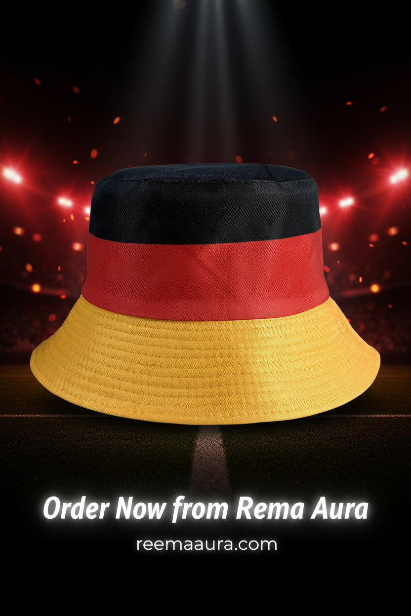 Reversible National Flag Print Bucket Hat - قبعة باكيت قابلة للعكس بتصميم أعلام الدول