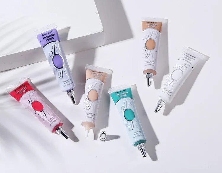 White Dark Eye Shadow Base Cream Eye Concealer Easy To Color Base Makeup 24 Hours Makeup Waterproof Matte Eyeshadow Primer