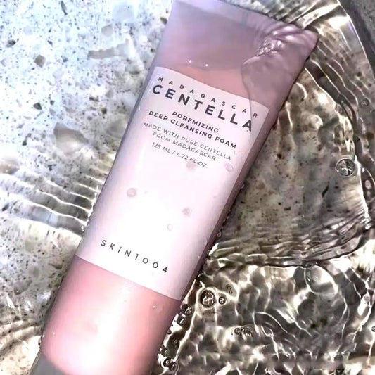 Skin1004 Himalayan Salt Centella Asiatica Cleanser Deep Cleansing Foam Removes Impurities Gentle Refreshing Facial Cleanser