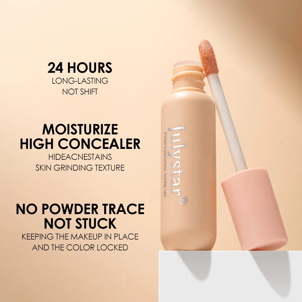 6 Colors Liquid Concealer Full Coverage for Acne Scars Tattoo Body Face Waterproof Long Lasting Easy Blend Korean Make Up