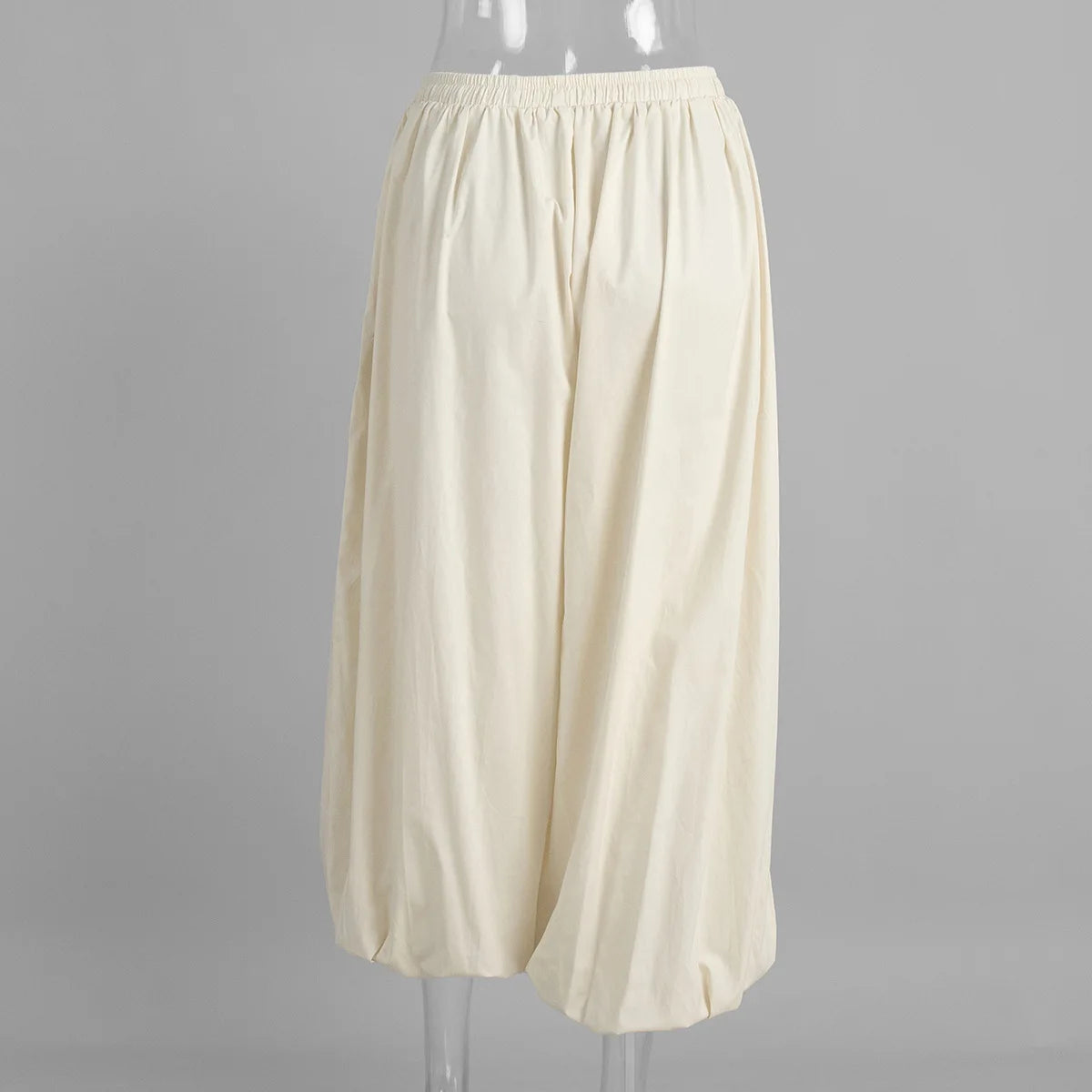 Y2k Fashion Pocket Bloomers Female Trousers Wide Leg Women Pants Pleated Loose High Waist Patchwork Bandage Streetwear
