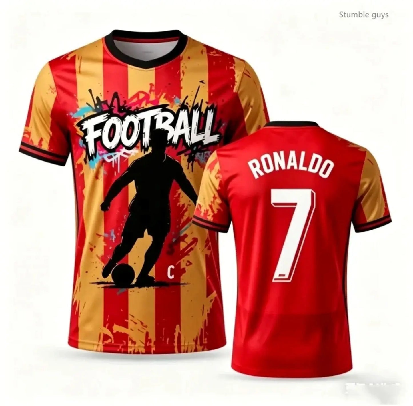 Men s Summer Soccer Jersey Hip Hop Style 7 Jersey Fashionable Plus Size Family Adult Kids Apparel Daily Outdoor Sportswear