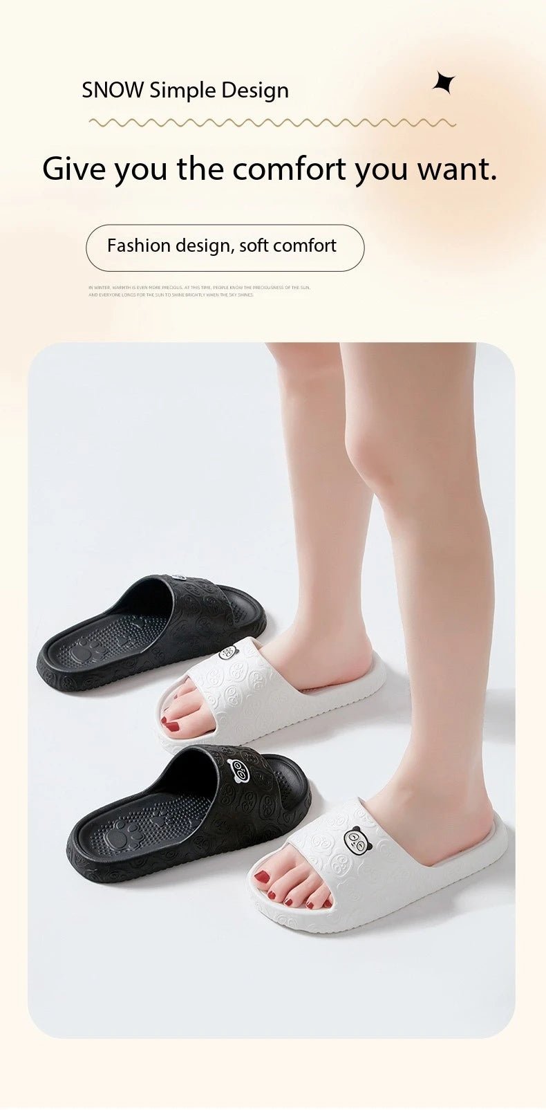 2024 EVA Non-Slip Women’s Slippers – Summer Indoor & Bathroom Sandals | شباشب EVA نسائية مانعة للانزلاق 2024 – صيفية للمنزل والحمام