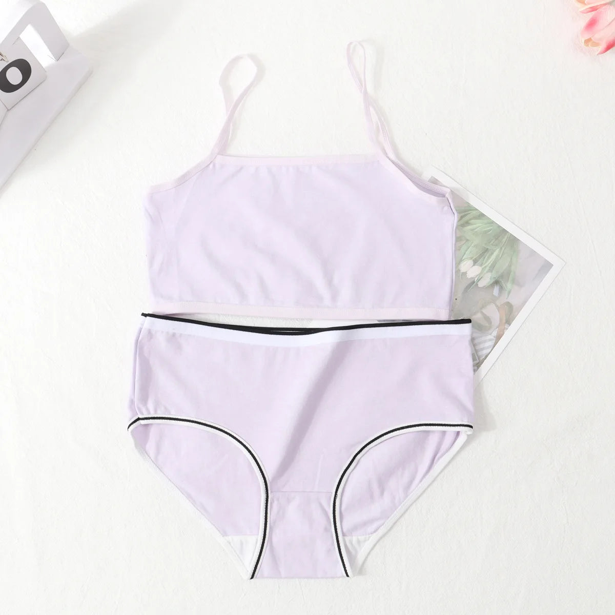 Girls Cotton Development Vest & Underwear Set – Soft &Breathable