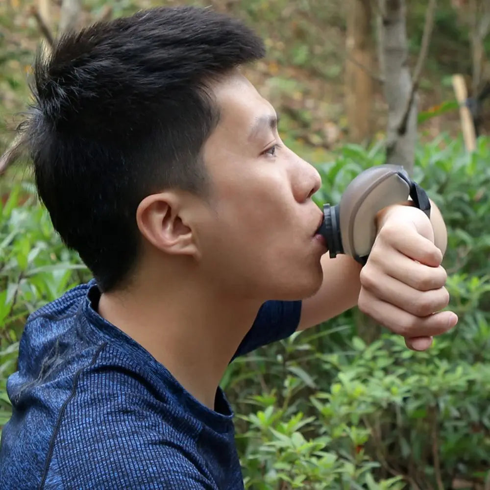 Mini Wrist Water Bottle – Hands-Free Silicone Sports Cup (200ml)