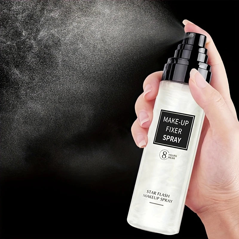 Makeup Setting Spray,Oil Control Lightweight Quicksand Setting Spray 100ml,Moisturizing Long Lasting For 16h Toner Set Makeup