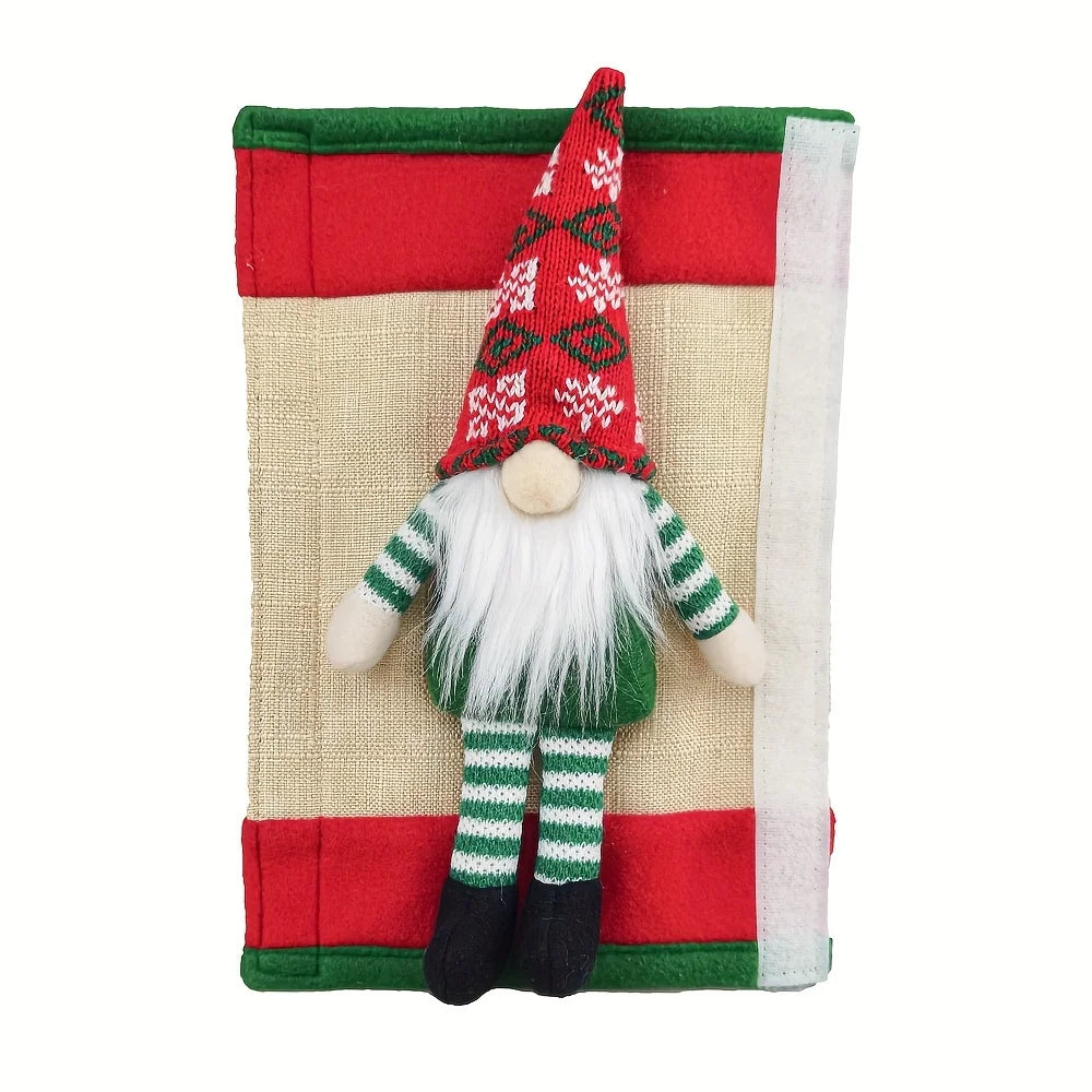 Christmas Refrigerator Handle Covers Set of 2 Snowman Refrigerator Decor Santa Claus Handle Cover Christmas Decor