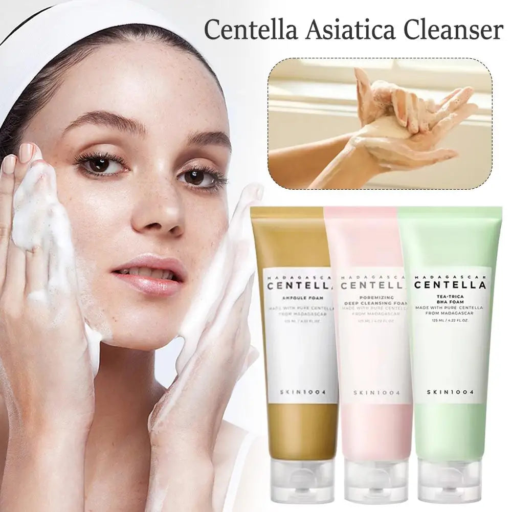 Skin1004 Himalayan Salt Centella Asiatica Cleanser Deep Cleansing Foam Removes Impurities Gentle Refreshing Facial Cleanser