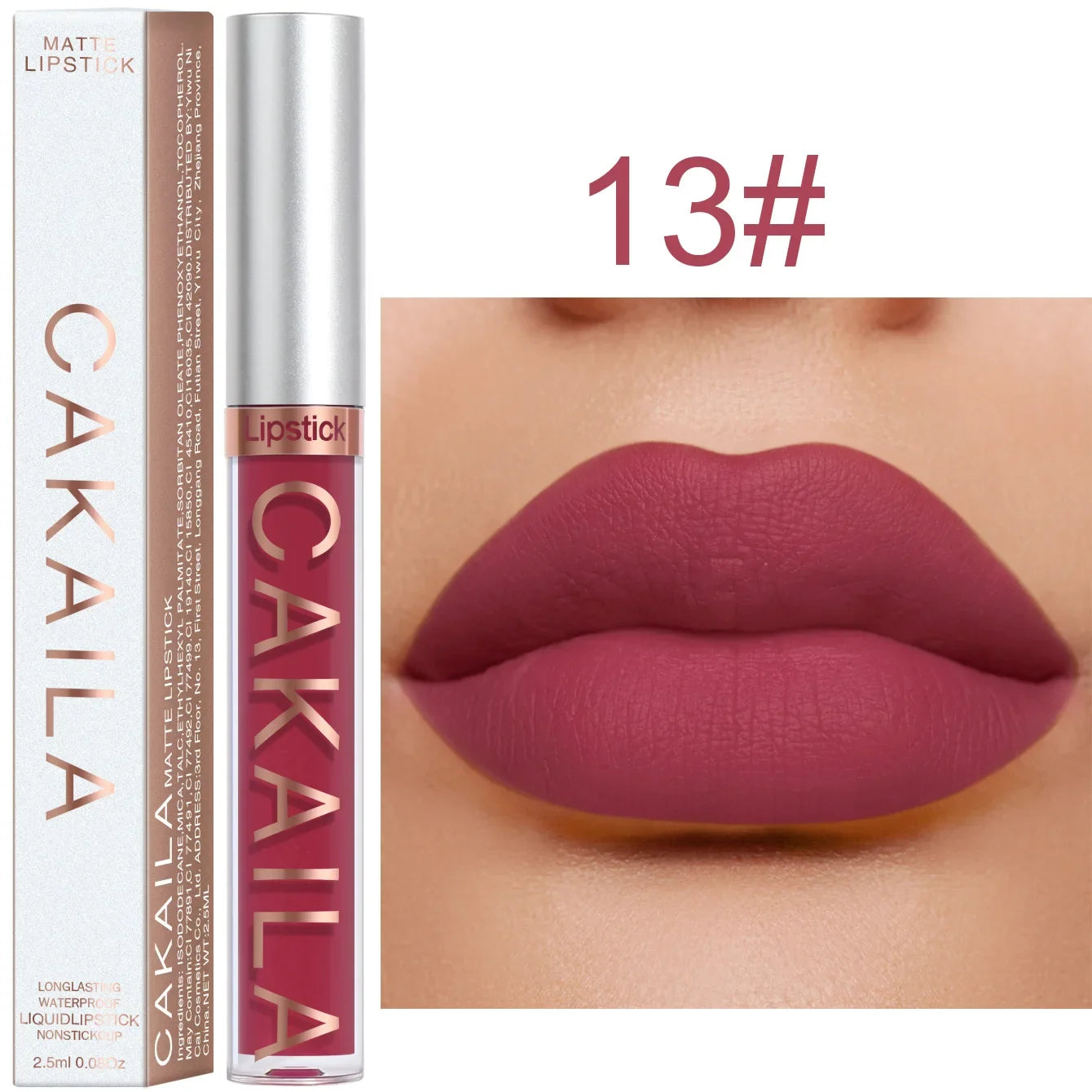 Sexy Long Lasting Velvet Matte Lip Gloss Liquid Lipstick Lip Makeup Women Beauty Red Nonstick Cup Waterproof Lip Gloss