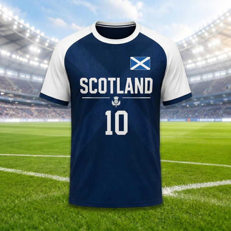 SCOTLAND FAN JERSEY 2026 JERSEY FOOTBALL SHIRT MATCH KIT TRAINING KIT 3D PRINTED OUTDOOR SPORTS ESSENTIAL FAMILY GIFT